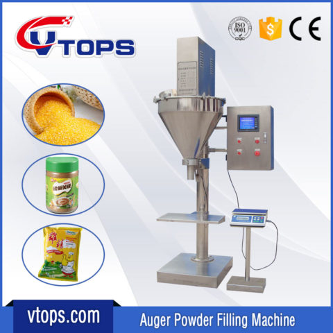 Semi Automatic Powder Filling Machine with Touch Screen