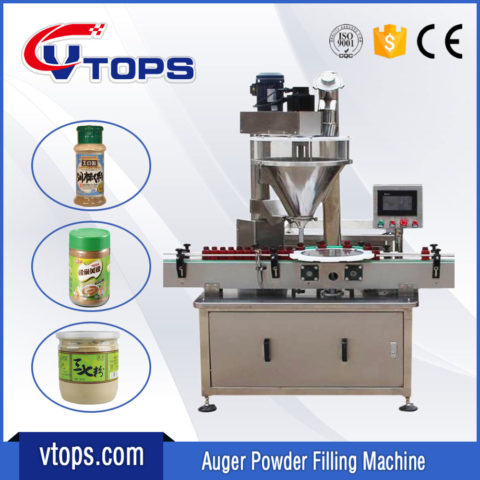 Automatic Powder Filler Machine for Bottles Jars