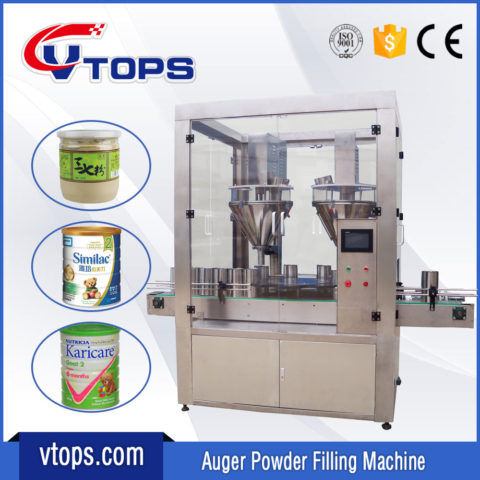 Automatic Powder Filling Machine with Double Auger Fillers