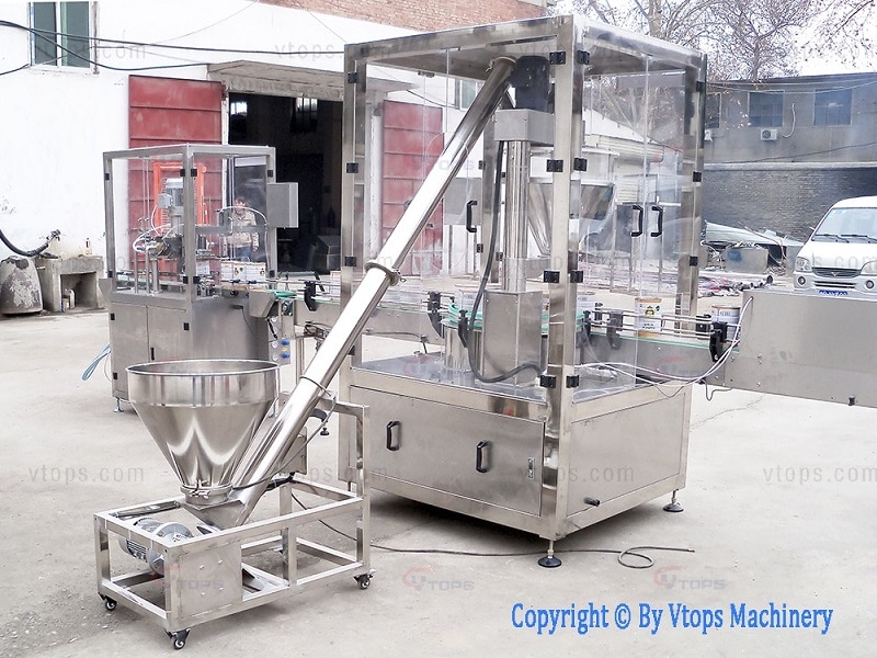 milk powder filling canning machine