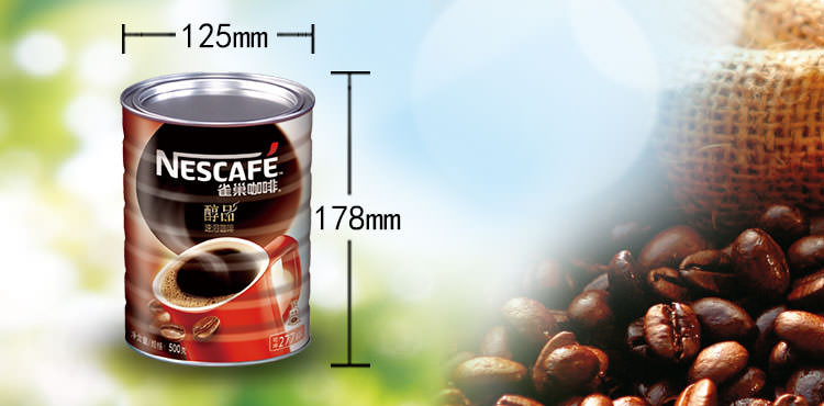 Coffee Powder in Metal tin Cans