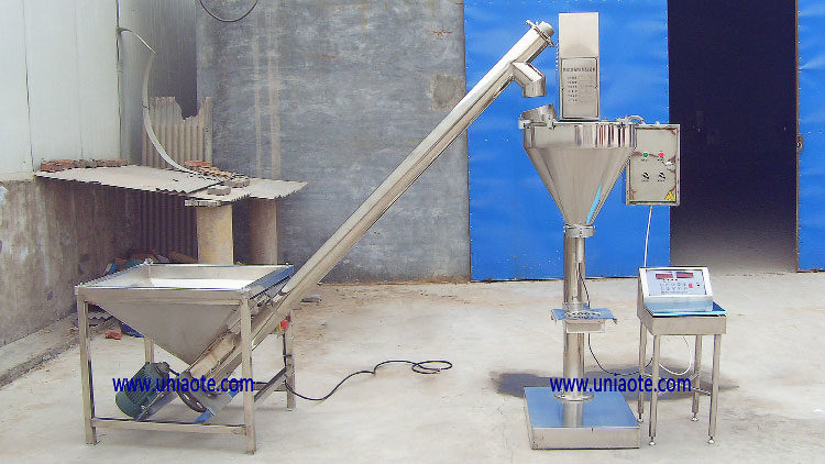 Semi Automatic Auger Filler Bulk Powder Filling Packing Machine with Screw Conveyor