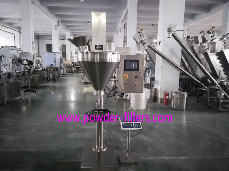 A Customized Manual Powder Filling Machine with Touch Screen