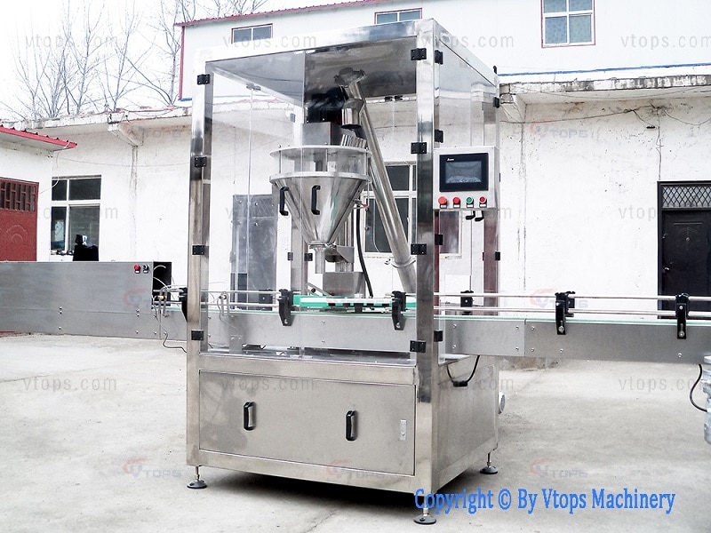 High Precision Online Weighing Automatic Powder Filling Machine | VTOPS-PSH-W